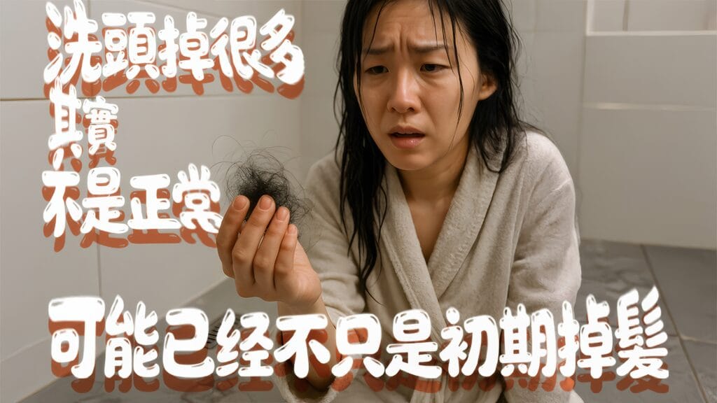 洗頭掉很多頭髮是否正常 掉髮前兆示意